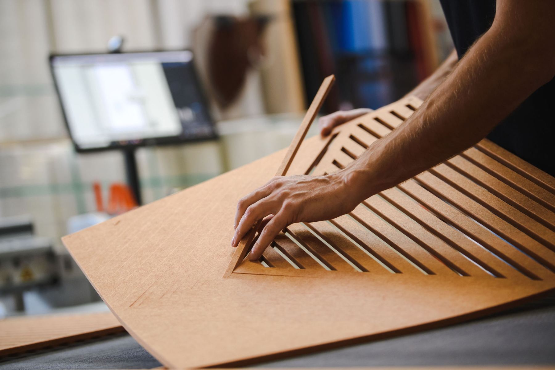 Prototyping on the CNC in our workshop on Hopperweg.